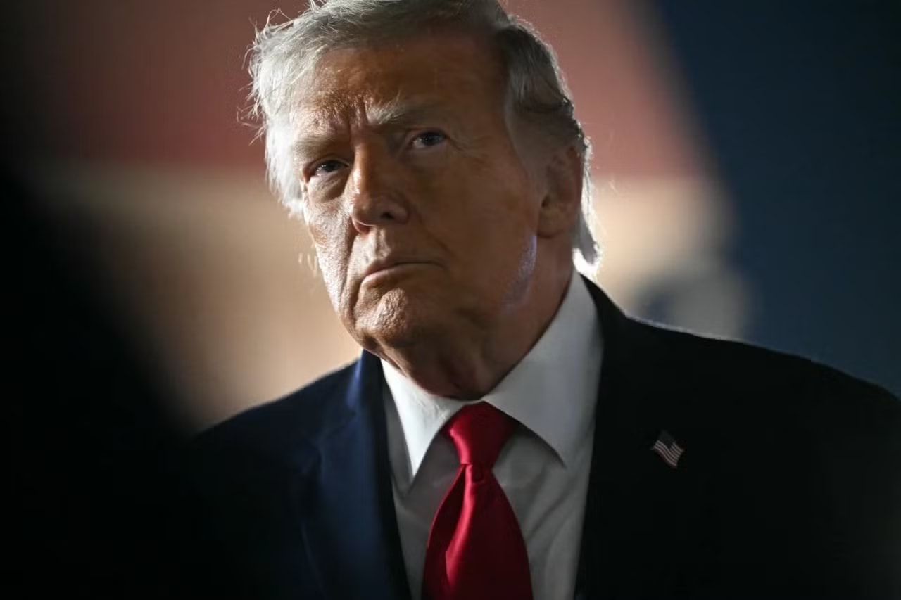 Tổng thống Mỹ Donald Trump. Tổng thống Mỹ Trump: Các tàu thuyền đang bắt đầu di chuyển tự do qua eo biển Hormuz - Ảnh 1.