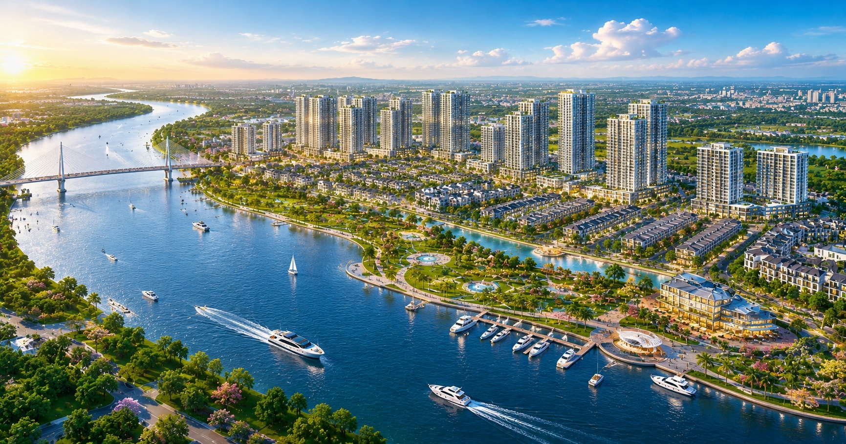 Dự án đại đô thị ven sông gần 820.000 tỷ của liên danh Sunshine Group tại TP trẻ nhất Việt Nam vừa có chuyển động quan trọng - Ảnh 2.