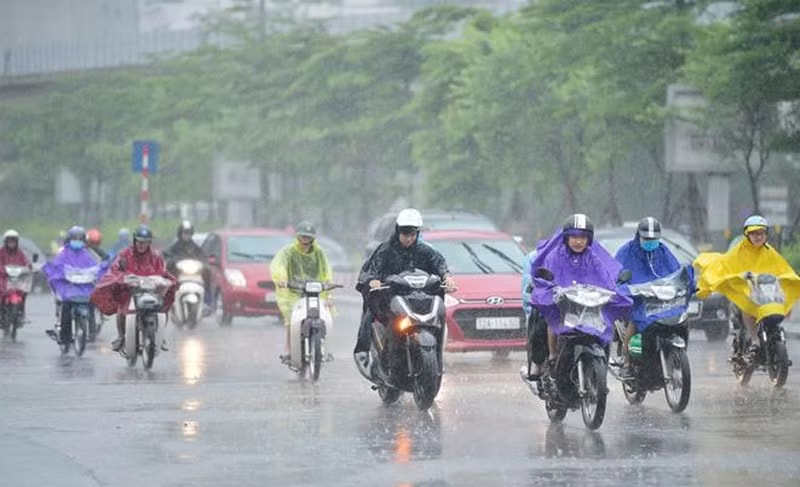 Miền Bắc tiếp tục mưa lớn từ chiều tối nay - Ảnh 1.