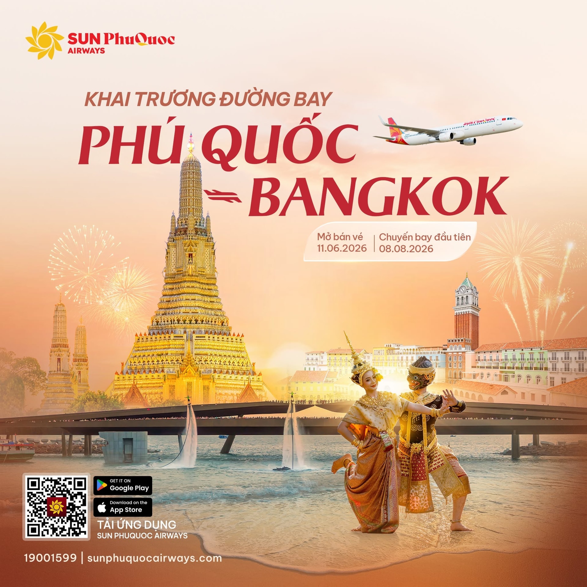 Hãng hàng không trẻ nhất Việt Nam chính thức có thêm đường bay thẳng từ 'đảo ngọc' đến xứ sở Chùa Vàng- Ảnh 1.