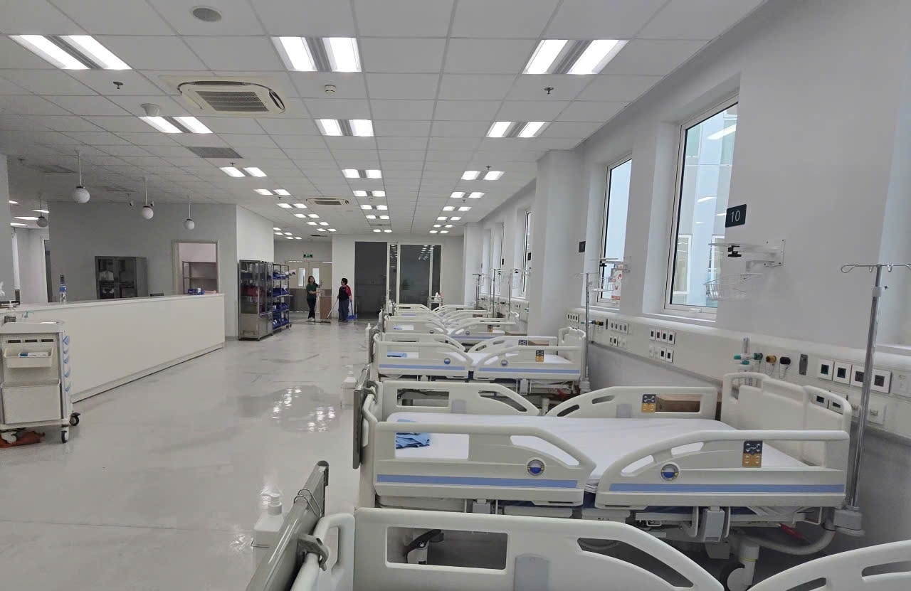 Chỉ 1 tuần nữa, bệnh viện hạng đặc biệt cách Thủ đô 60km chính thức đón bệnh nhân - Ảnh 2.