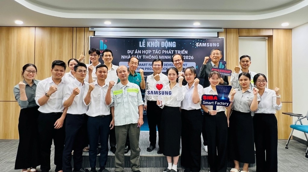 Siba Group vừa cùng Samsung khởi động dự án Hợp tác phát triển nhà máy thông minh năm 2026 - Ảnh 1.