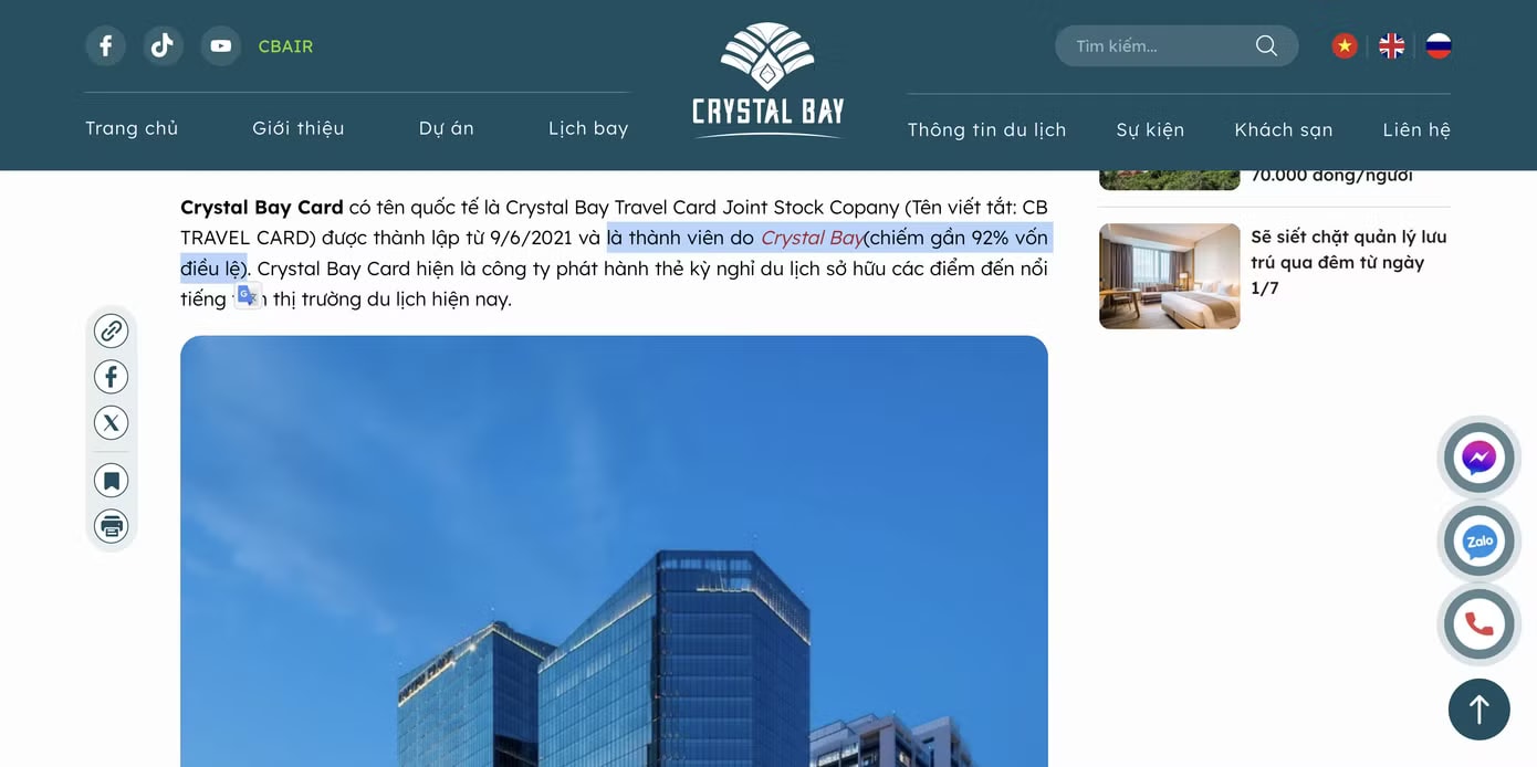Vụ hợp đồng kỳ nghỉ: Loạt website doanh nghiệp 'bay màu' - Ảnh 2.