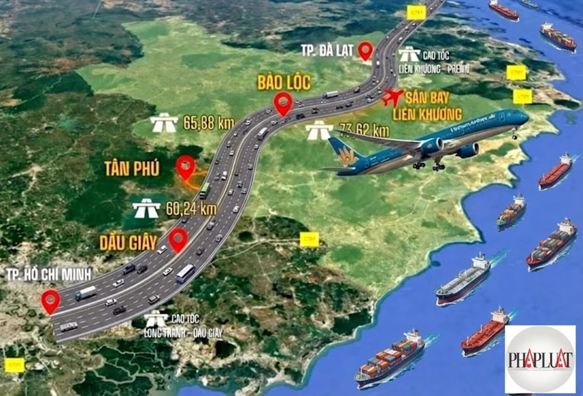 Đề xuất quan trọng về tuyến cao tốc 73km, giúp rút ngắn quãng đường TP. HCM - Đà Lạt chỉ còn 3 giờ - Ảnh 2.
