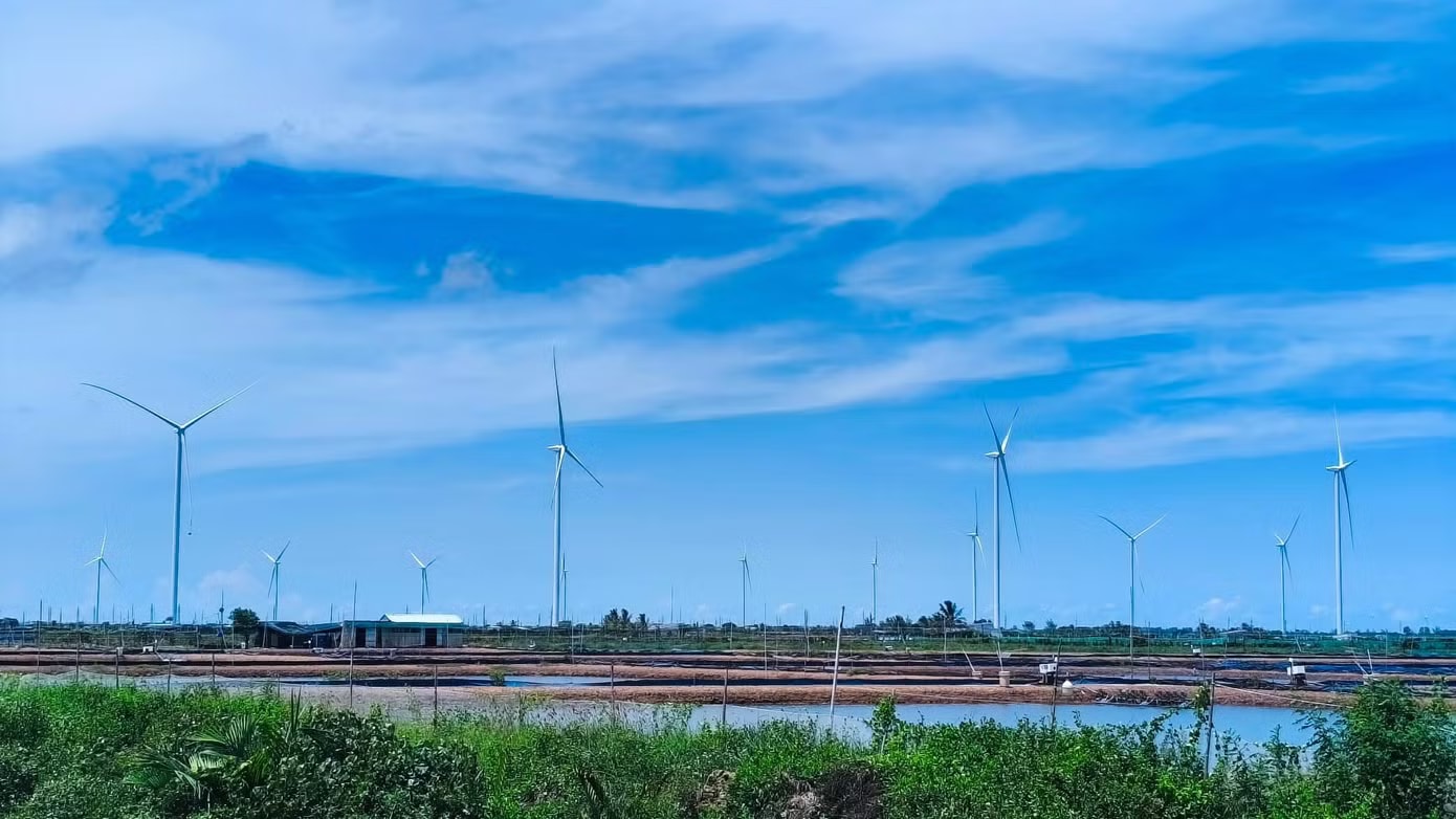 Tỉnh Cà Mau đặt mục tiêu phấn đấu trong giai đoạn 2026-2030, tốc độ tăng trưởng sản lượng điện sản xuất bình quân trên địa bàn tỉnh đạt mức trên 10,4%. Thêm nhà máy điện gió gần 2.500 tỷ ở Cà Mau - Ảnh 1.