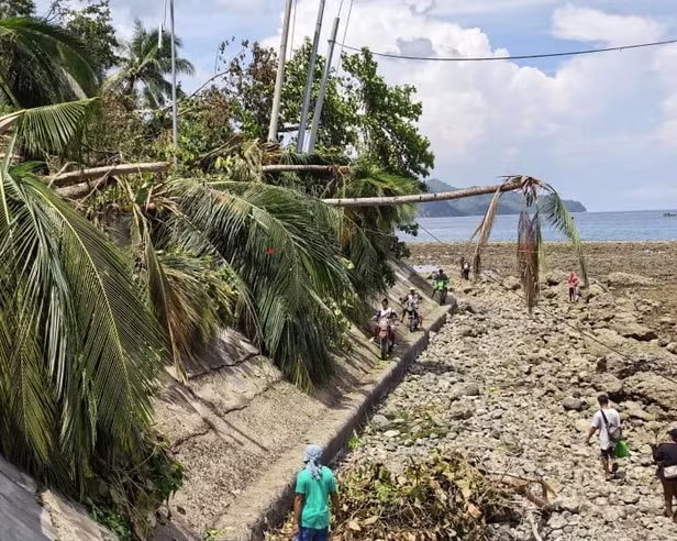 Đáy biển cao thêm 2m sau động đất cực mạnh ở Philippines - Ảnh 1.