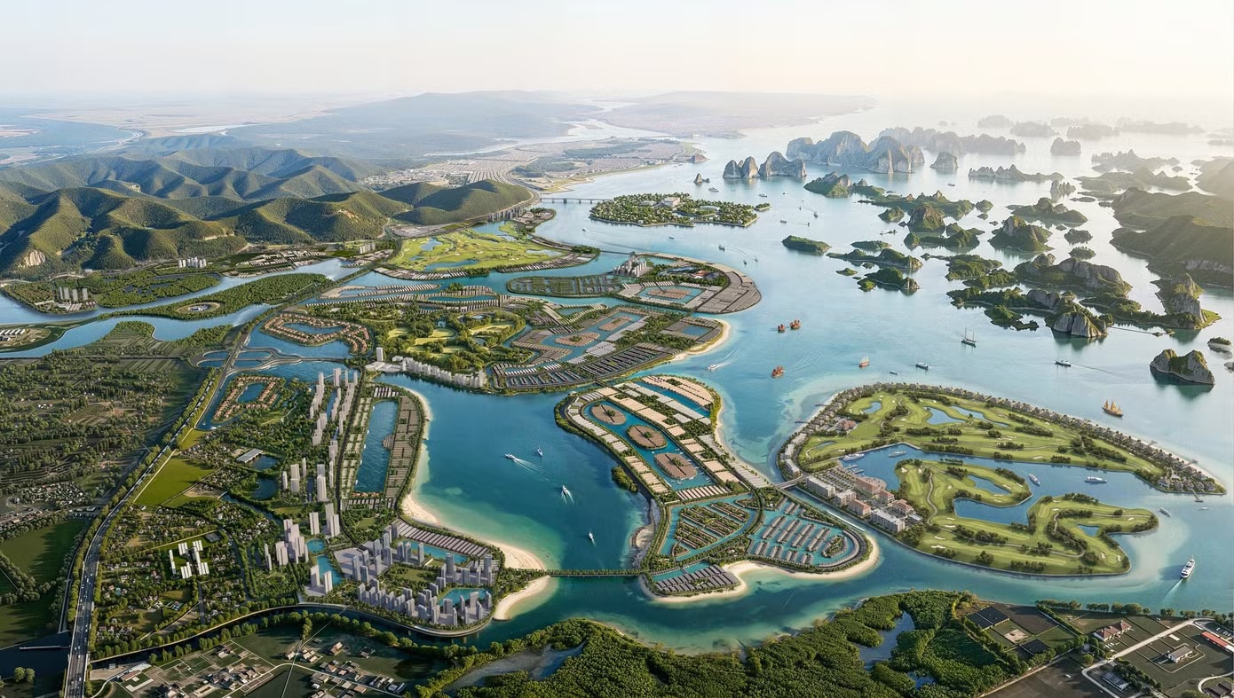 Quảng Ninh sẽ hình thành những khu đô thị ven biển gắn với logictic. Quảng Ninh sẽ trở thành siêu đô thị biển, biên giới, di sản - Ảnh 1.