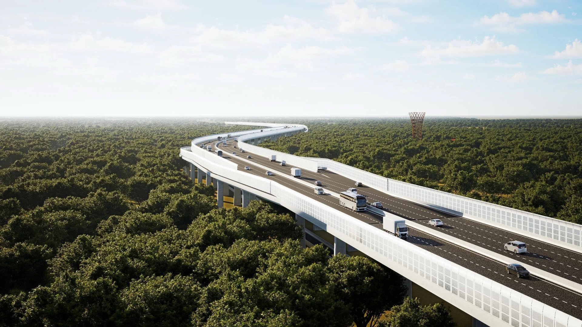 Chỉ ít ngày nữa, chính thức khởi công tuyến đường 13km đi xuyên rừng, quy mô 8 làn xe, tọa lạc ở thành phố rộng nhất Việt Nam - Ảnh 3.