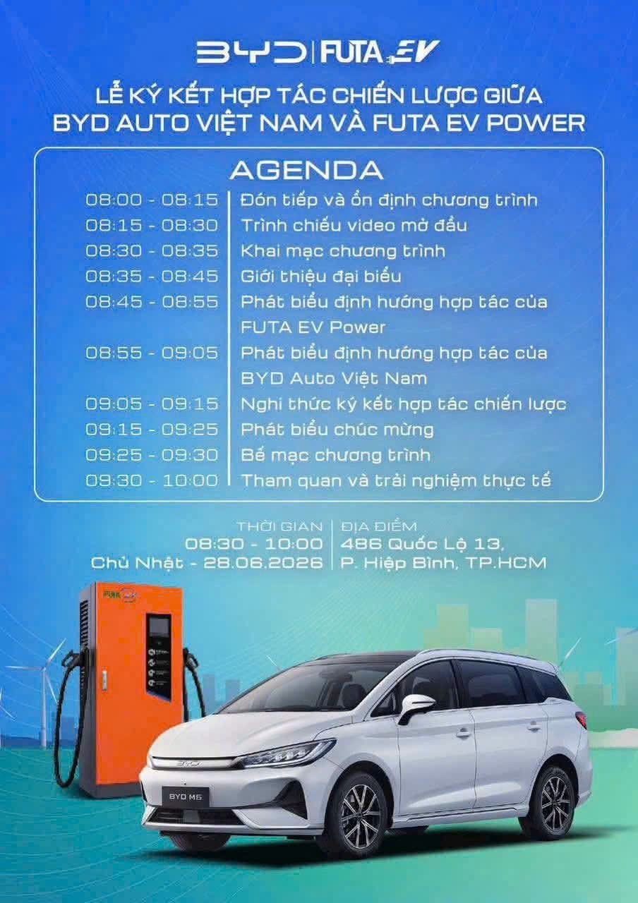 Lễ kí kết sẽ diễn ra vào ngày mai