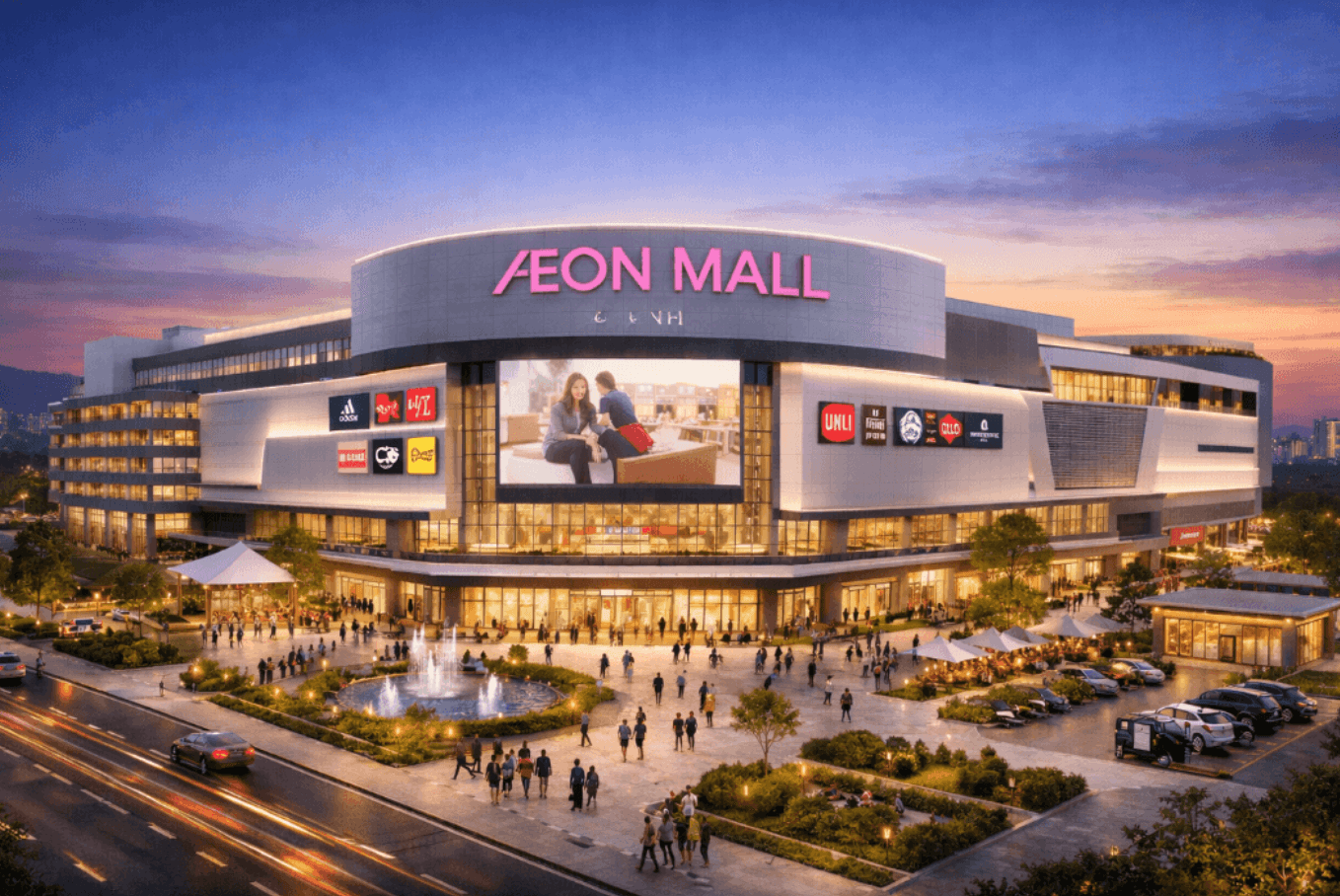 Bắt đầu triển khai trung tâm thương mại Aeon Mall tại siêu thủ phủ công nghiệp mới của Việt Nam - Ảnh 2.