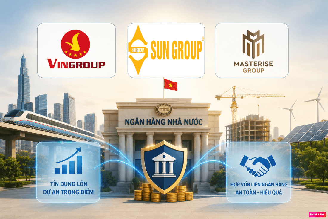 Giải bài toán nguồn vốn của ngân hàng với Vingroup, Sun Group, Masterise sau cơ chế 'mở room' từ NHNN