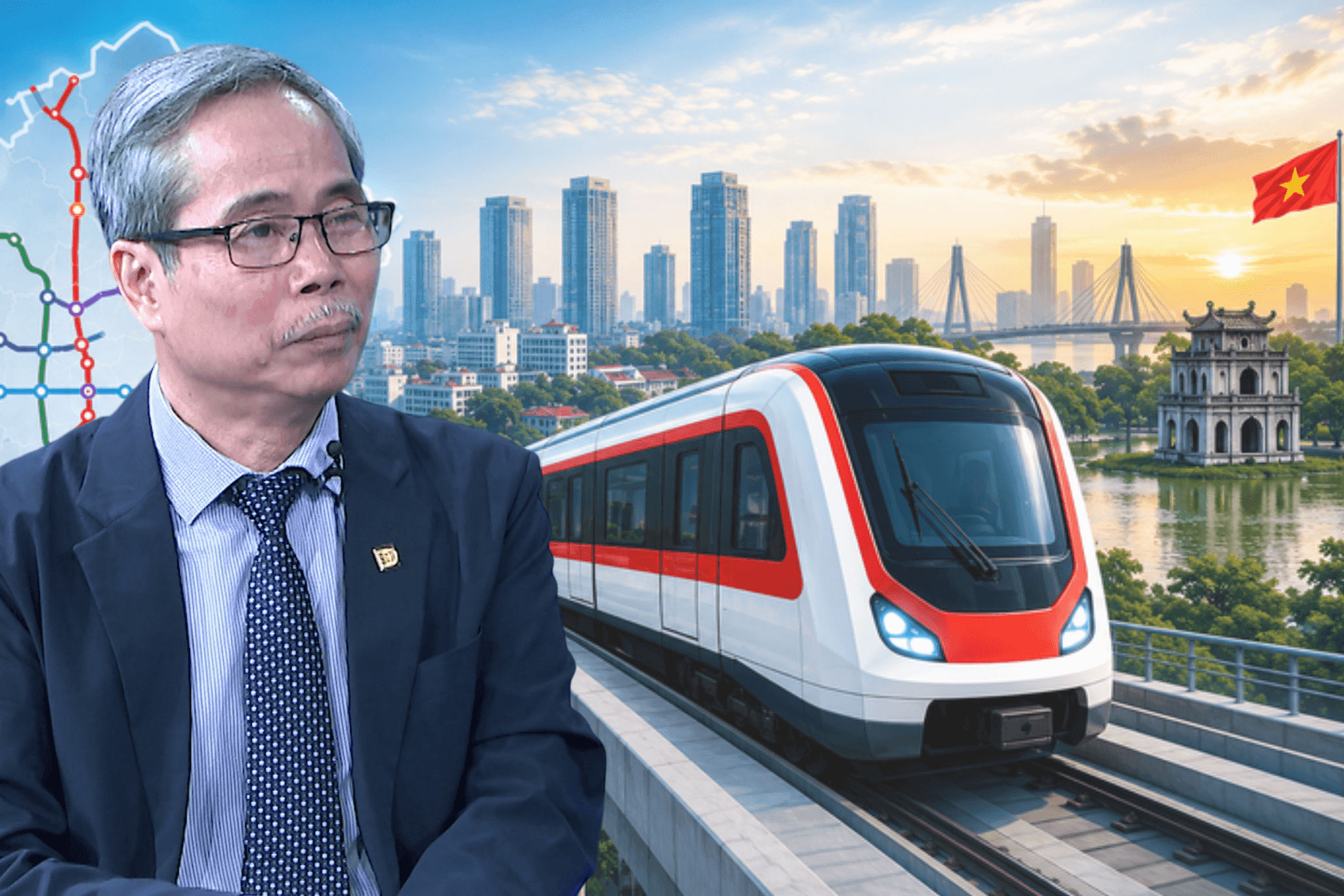 Hà Nội xây 1.200 km Metro xóa tắc đường, mạng lưới gấp 4 lần Singapore: Lời giải nào để hút người dân rời xe cá nhân đi tàu - Ảnh 1.