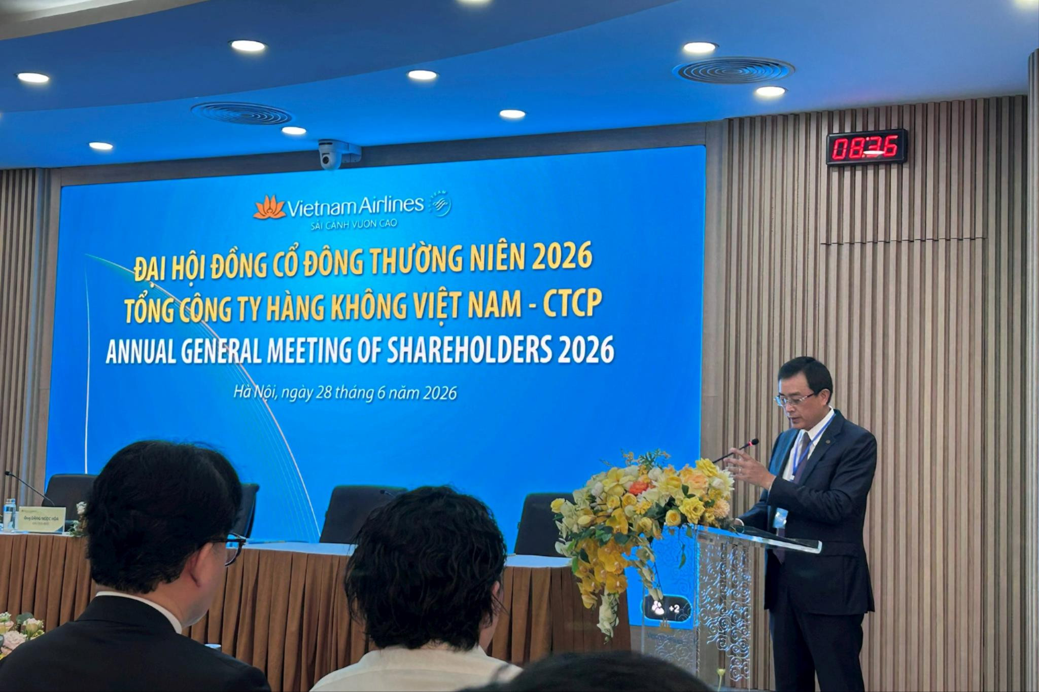 [Live] ĐHĐCĐ Vietnam Airlines: Mục tiêu lợi nhuận 510 tỷ đồng, đầu tư 20-30 tàu bay thân rộng giai đoạn 2031-2035
