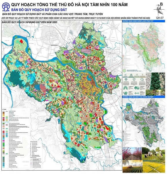 Hà Nội lần đầu 'vẽ lại' bản đồ phát triển 100 năm: Hình thành 9 cực tăng trưởng, giảm áp lực cho khu vực lõi - Ảnh 2.