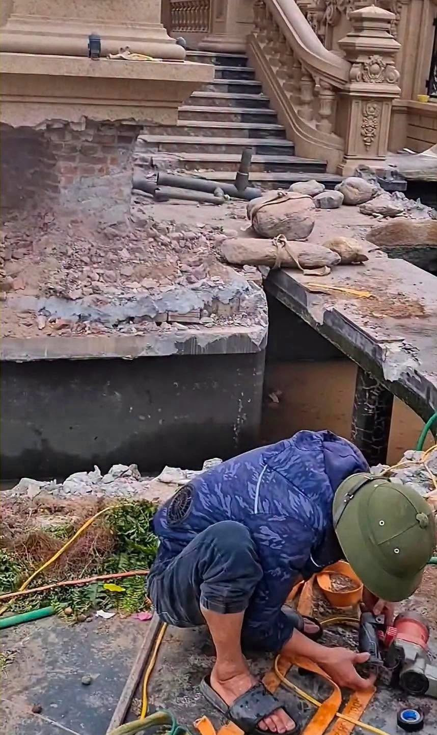 Một căn biệt thự buộc phải di chuyển khỏi vị trí cũ 200m, nhường chỗ làm đường kết nối đến sân bay lớn nhất miền Bắc - Ảnh 2.