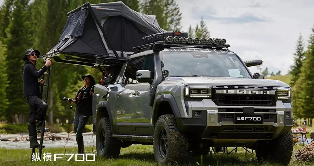 Bán tải hybrid Jetour Zongheng F700: Sạc 10 phút, chạy 1.300 km, đầu giống Land Cruiser thách thức Ford Ranger và Toyota Hilux - Ảnh 3.