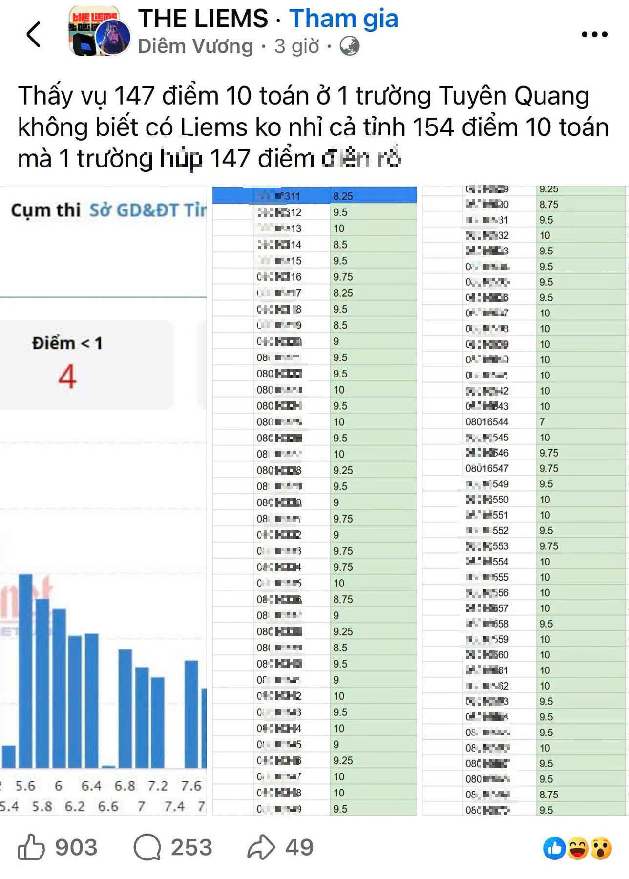 Rút toàn bộ bài thi Toán đạt điểm 10, kiểm tra học bạ của từng thí sinh tại Tuyên Quang để kiểm tra - Ảnh 2.