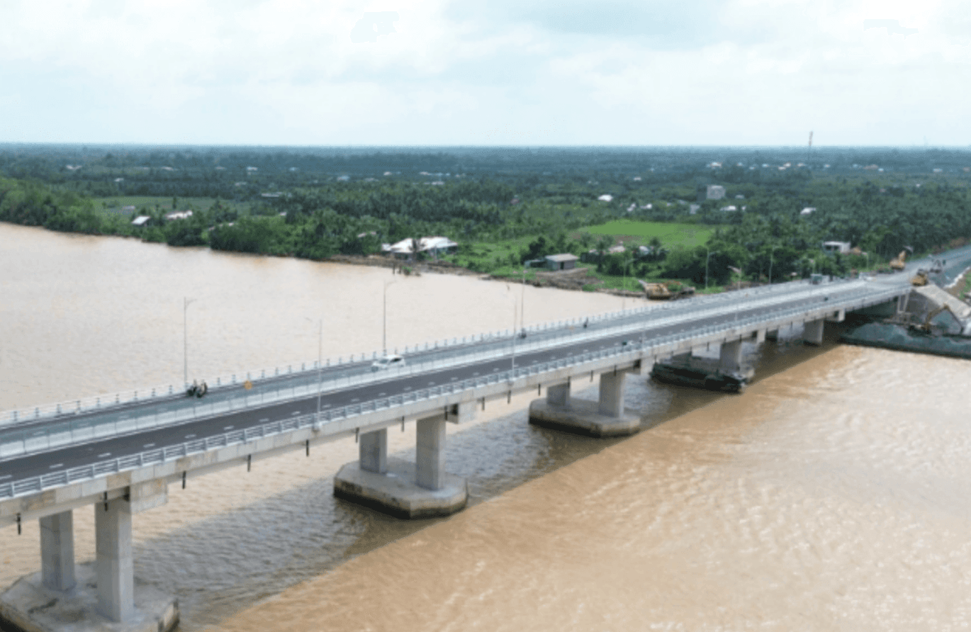 Cầu vượt sông 8.000 tỷ xoá bỏ toàn bộ các bến phà lâu đời, rút ngắn khoảng 80km từ miền Tây đến TP. HCM: Phấn đấu hoàn thành sớm 6 tháng - Ảnh 1.
