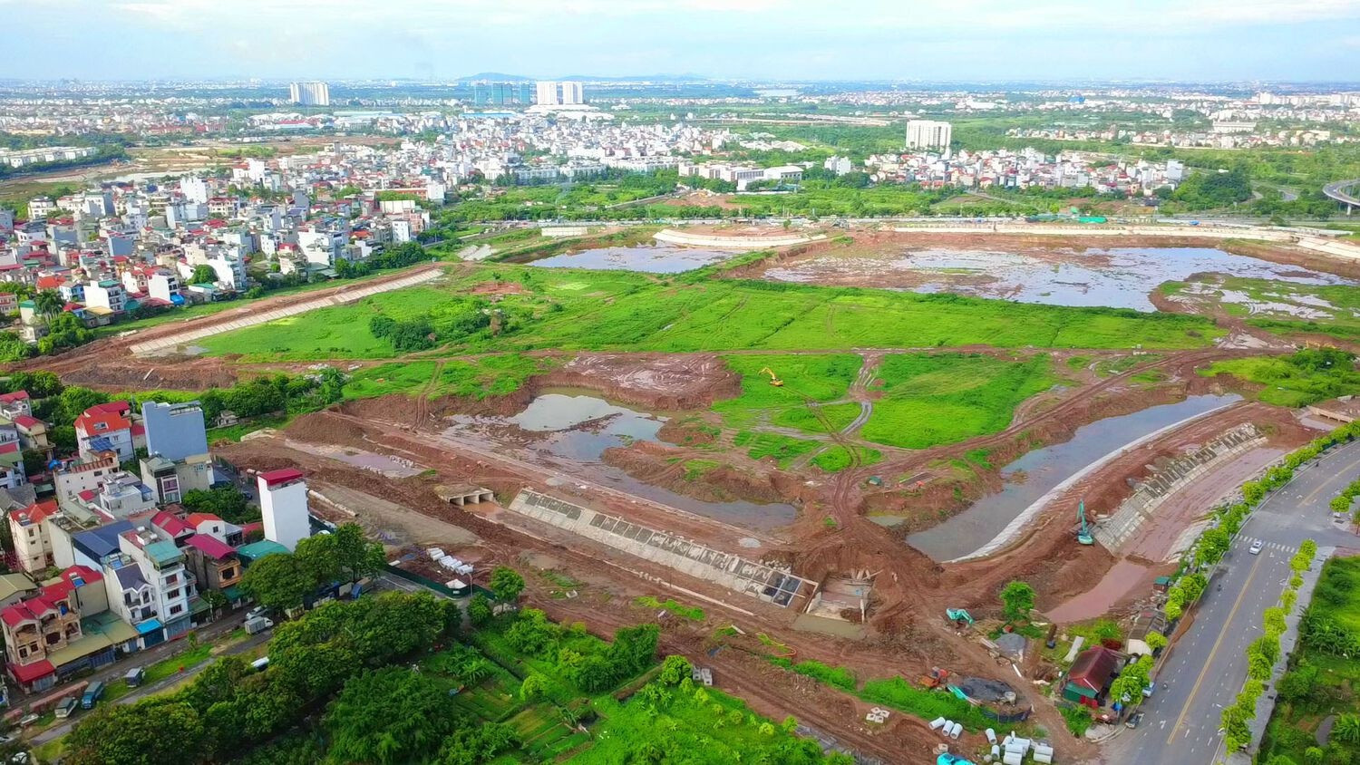 Dự án ‘siêu hồ’ gần 1.000 tỷ đồng báo tin vui, tươi lai giảm ngập lụt cho phía Đông Thủ đô - Ảnh 1.
