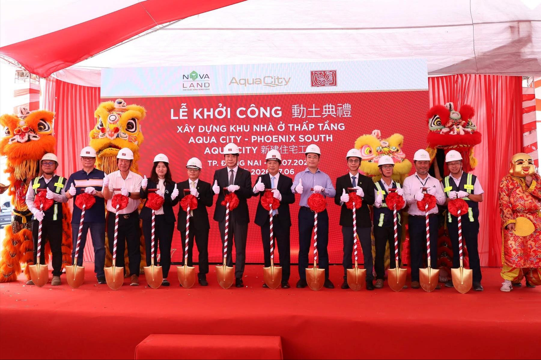 Novaland (NVL) 'bắt tay' nhà thầu Đài Loan, khởi công xây dựng gần 350 căn nhà trong siêu dự án Aqua City
