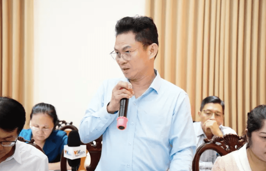 Đứng trước lãnh đạo Mặt trận Tổ quốc Việt Nam, Bcons, NovaTech và nhiều doanh nghiệp TP. HCM kêu khó tiếp cận vốn vay - Ảnh 1.