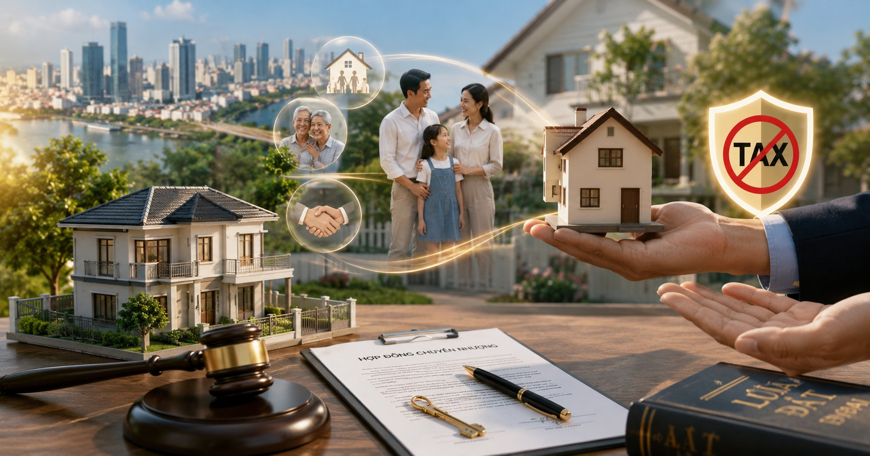 Kể từ nay, những trường hợp này khi chuyển nhượng, thừa kế, tặng cho nhà đất sẽ được miễn thuế- Ảnh 1.