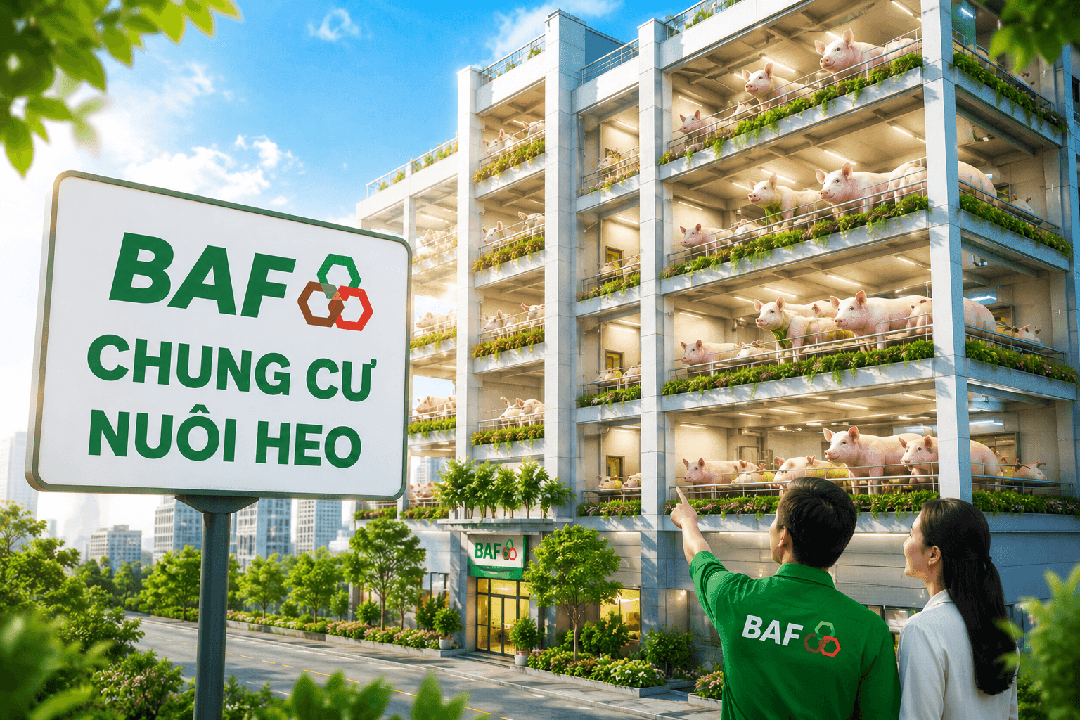 Hưng Yên sắp có 'chung cư nuôi heo', BAF chốt phương án rót 3.000 tỷ làm nông nghiệp tuần hoàn