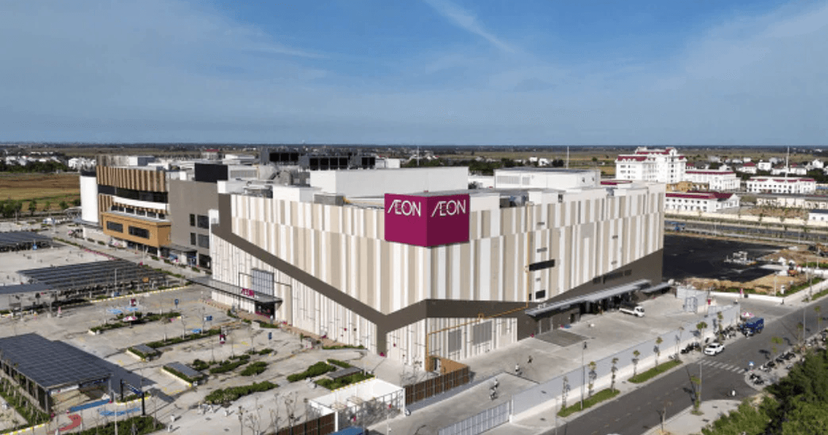 Khoảng 3 tháng nữa, trung tâm thương mại Aeon Mall thứ 2 tại thành phố nhỏ nhất Việt Nam chính thức đi vào hoạt động