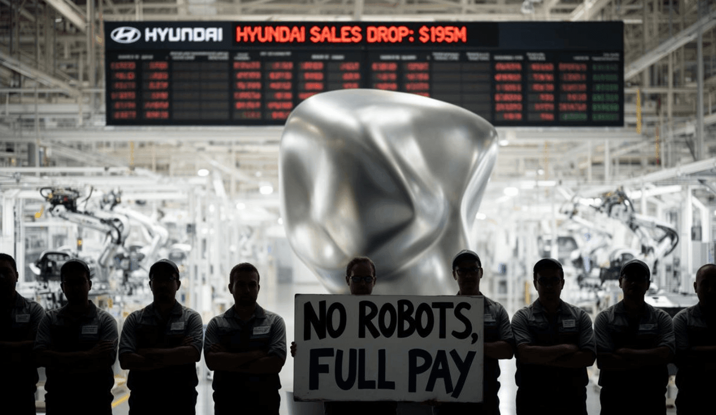 Gần 35.000 công nhân Hyundai chính thức đình công