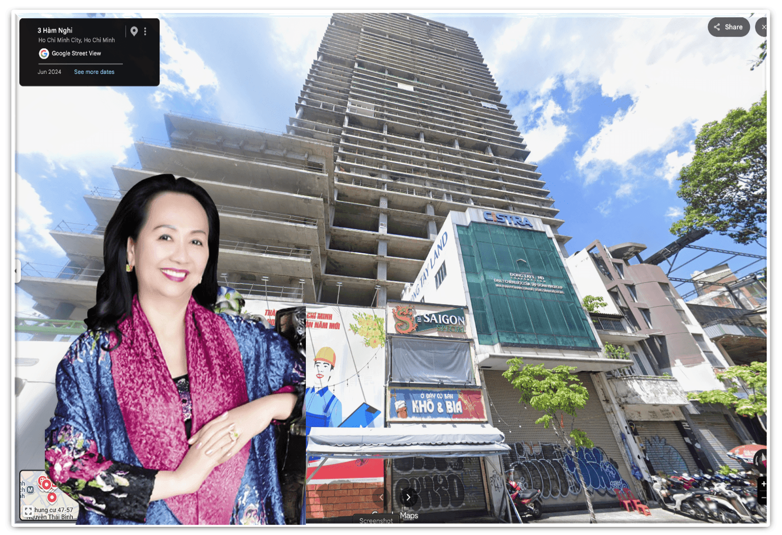 Thi hành án yêu cầu bà Trương Mỹ Lan thỏa thuận giá bán bất động sản tại số 7 Hàm Nghi - là toà nhà Saigon One Tower đình đám