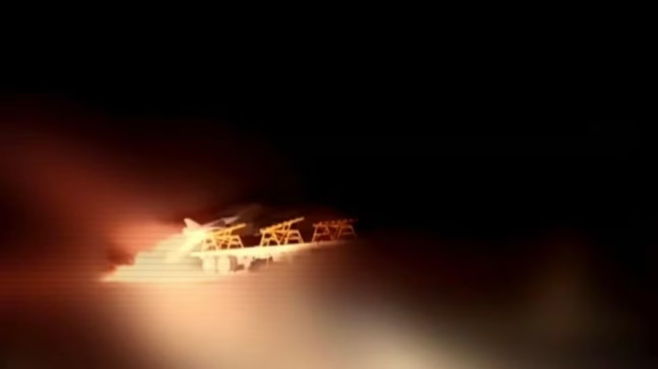 Hình ảnh cắt từ video cho thấy máy bay không người lái Iran đang lao về mục tiêu Mỹ ở Jordan Mỹ không kích trận địa tên lửa, Iran tuyên bố ‘cuộc chiến sống còn’ - Ảnh 1.