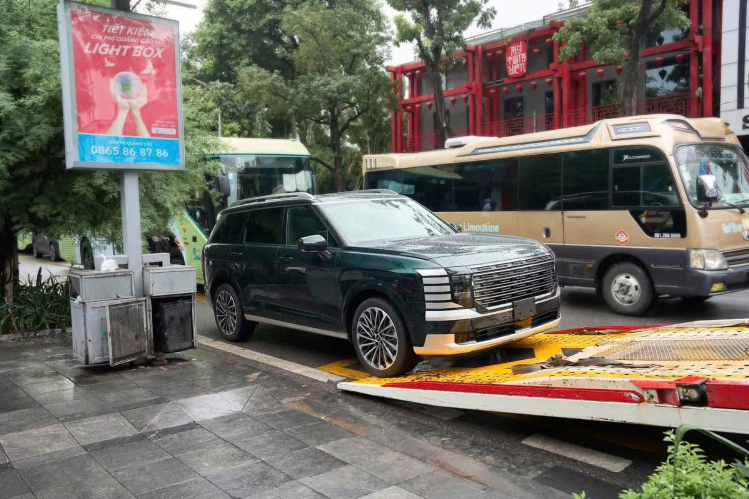 Hyundai Palisade 2026 xuất hiện trên phố tại Hà Nội - Ảnh 1.