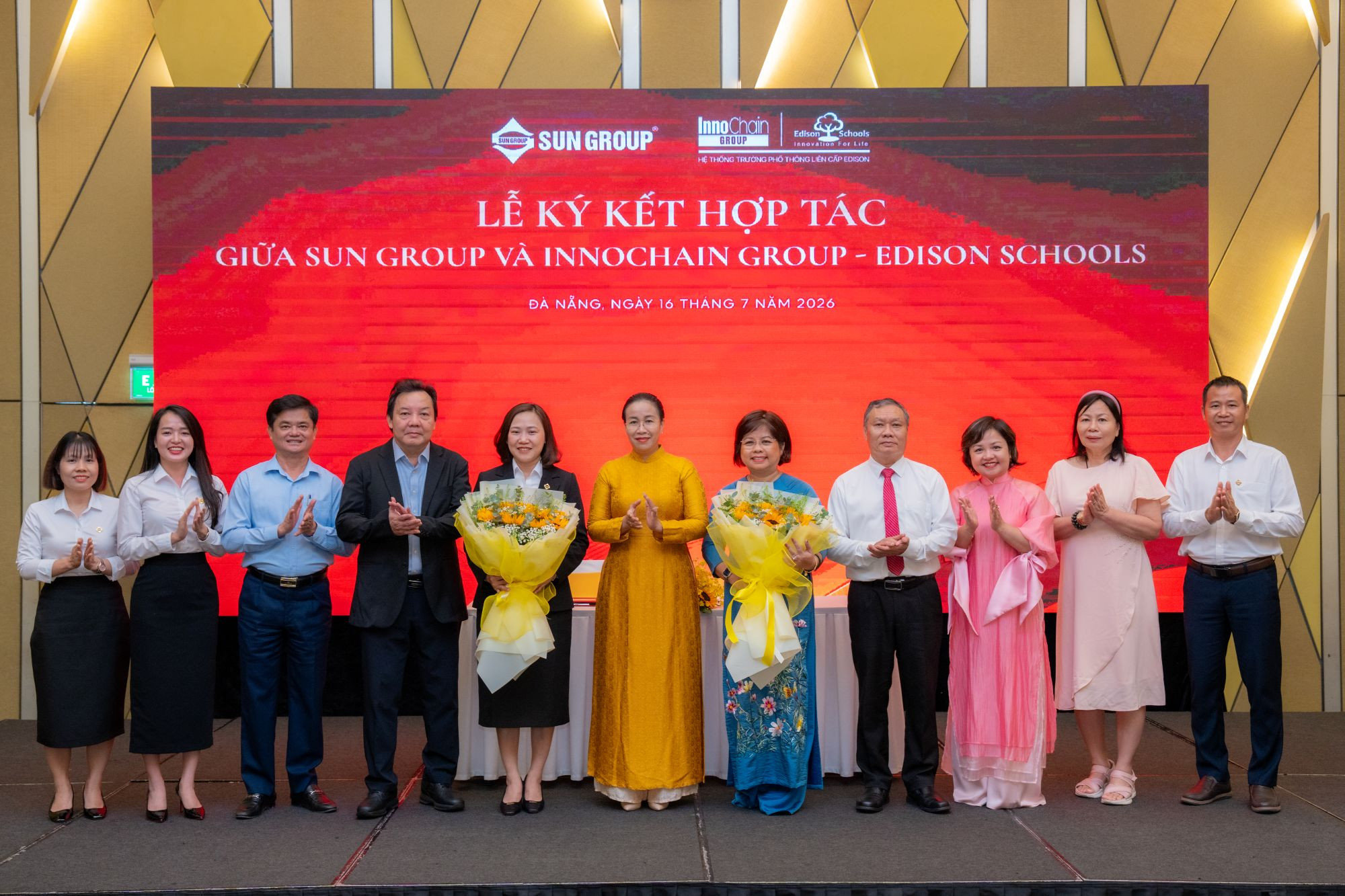 Tập đoàn Sun Group và Innochain Group đã ký kết Biên bản ghi nhớ hợp tác nghiên cứu, phát triển và vận hành các dự án giáo dục tại Khu đô thị Sun Riverpolis