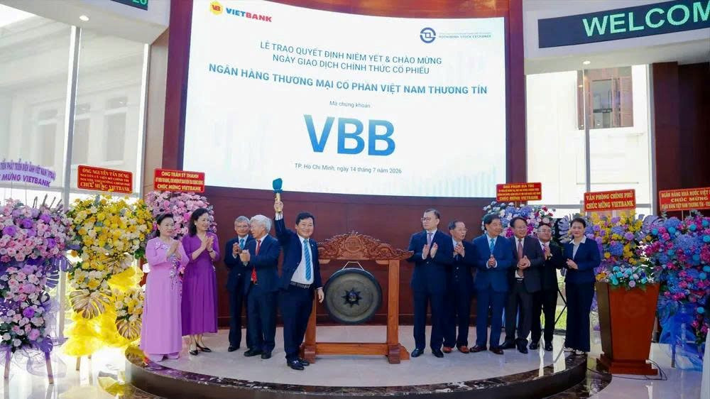 Cổ phiếu VBB giảm mạnh sau thông tin mẹ Chủ tịch VietBank đăng ký mua 22 triệu cổ phiếu