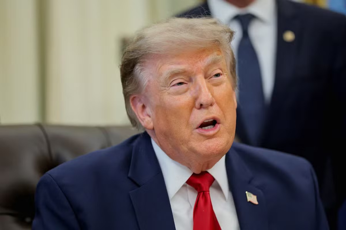Tổng thống Mỹ Donald Trump. (Ảnh: Reuters) Tổng thống Mỹ chuẩn bị áp thuế với hàng chục quốc gia? - Ảnh 1.