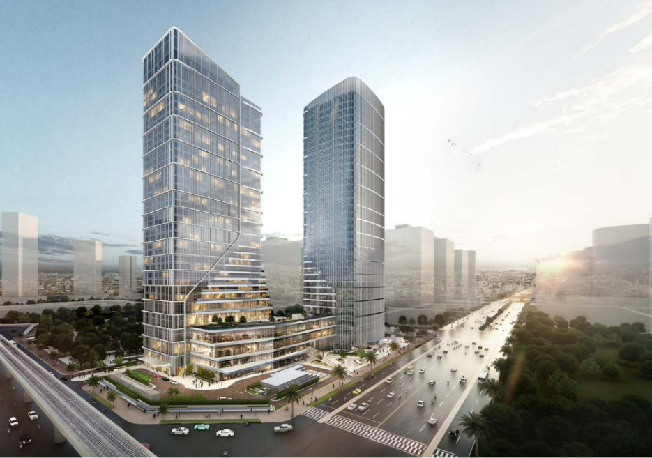 Chỉ 3 tháng nữa, chính thức vận hành tháp đôi 35 tầng tọa lạc tại khu đô thị ‘nhà giàu’ của Thủ đô - Ảnh 1.