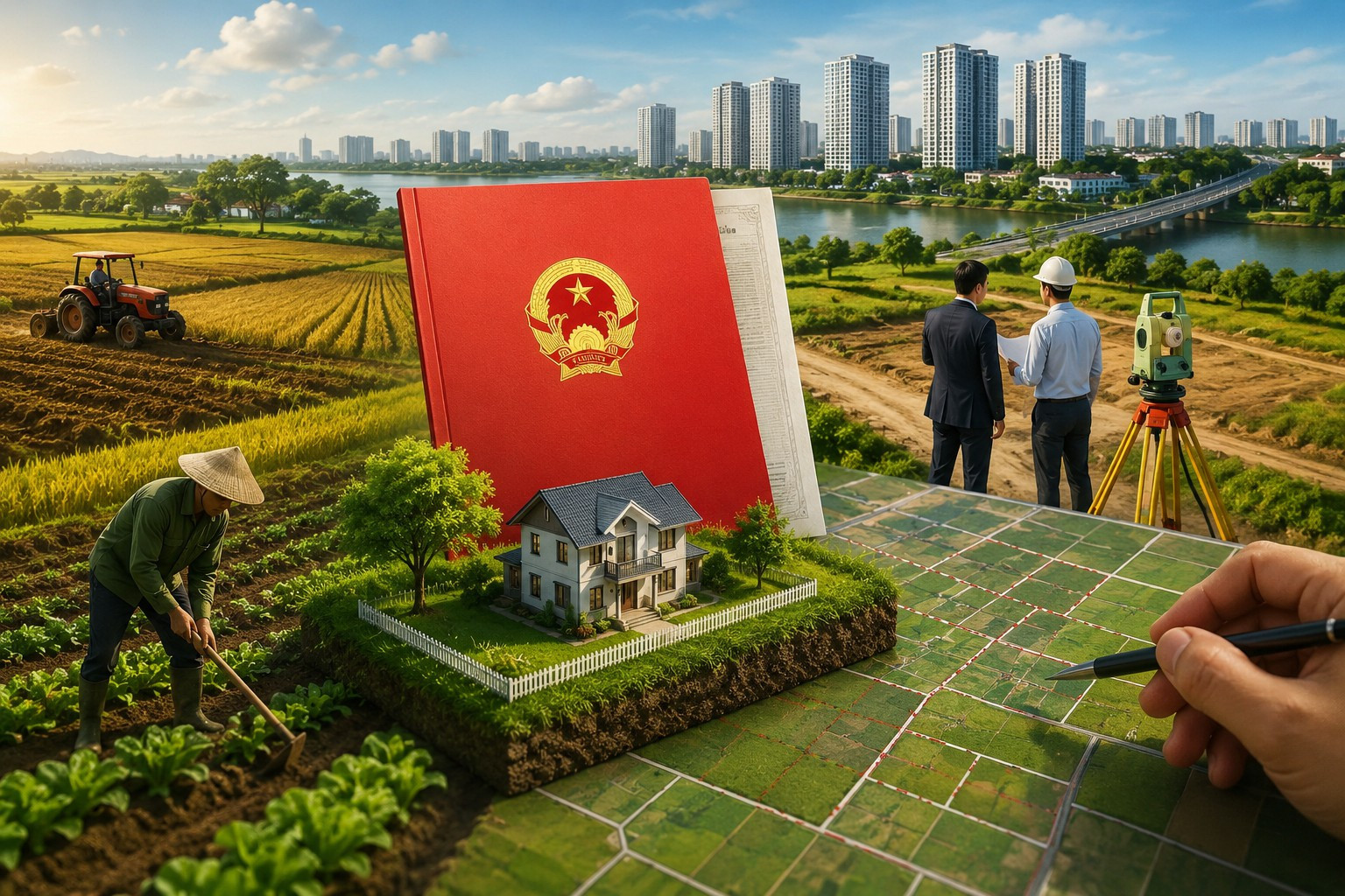 Dự thảo Luật Đất đai sửa đổi đề xuất giảm còn 5 trường hợp chuyển mục đích sử dụng đất phải xin phép (done) - Ảnh 1.