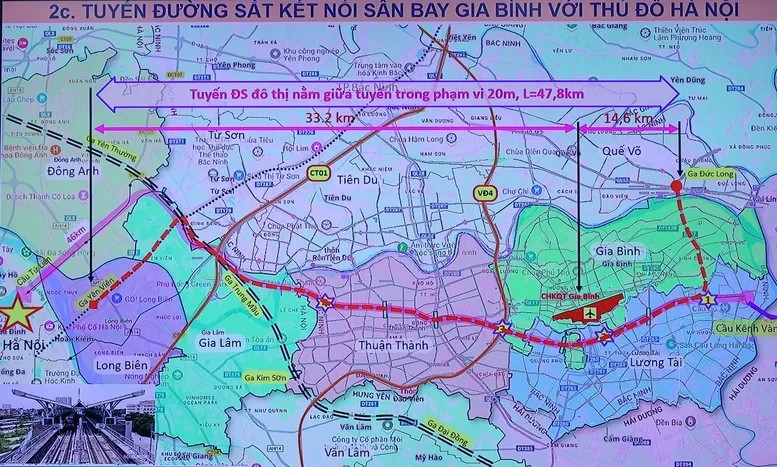 Sắp có tuyến đường 6 làn xe dài 47,4km nối Hải Phòng với sân bay Gia Bình, xây cầu kết nối Bắc Ninh - Ảnh 2.