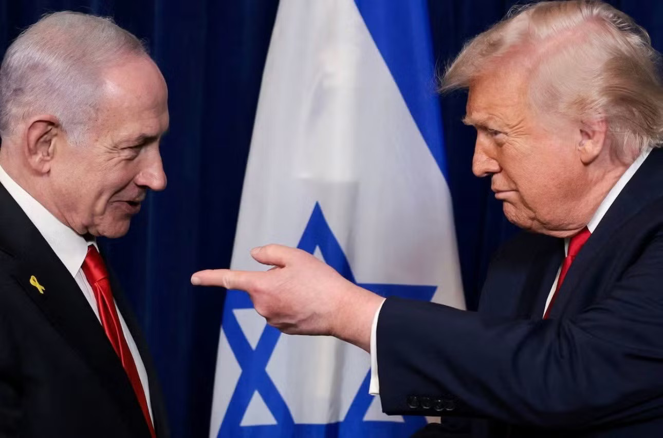 Tổng thống Mỹ Trump thể hiện sự khó chịu trước cuộc gặp Thủ tướng Israel Netanyahu - Ảnh 1.