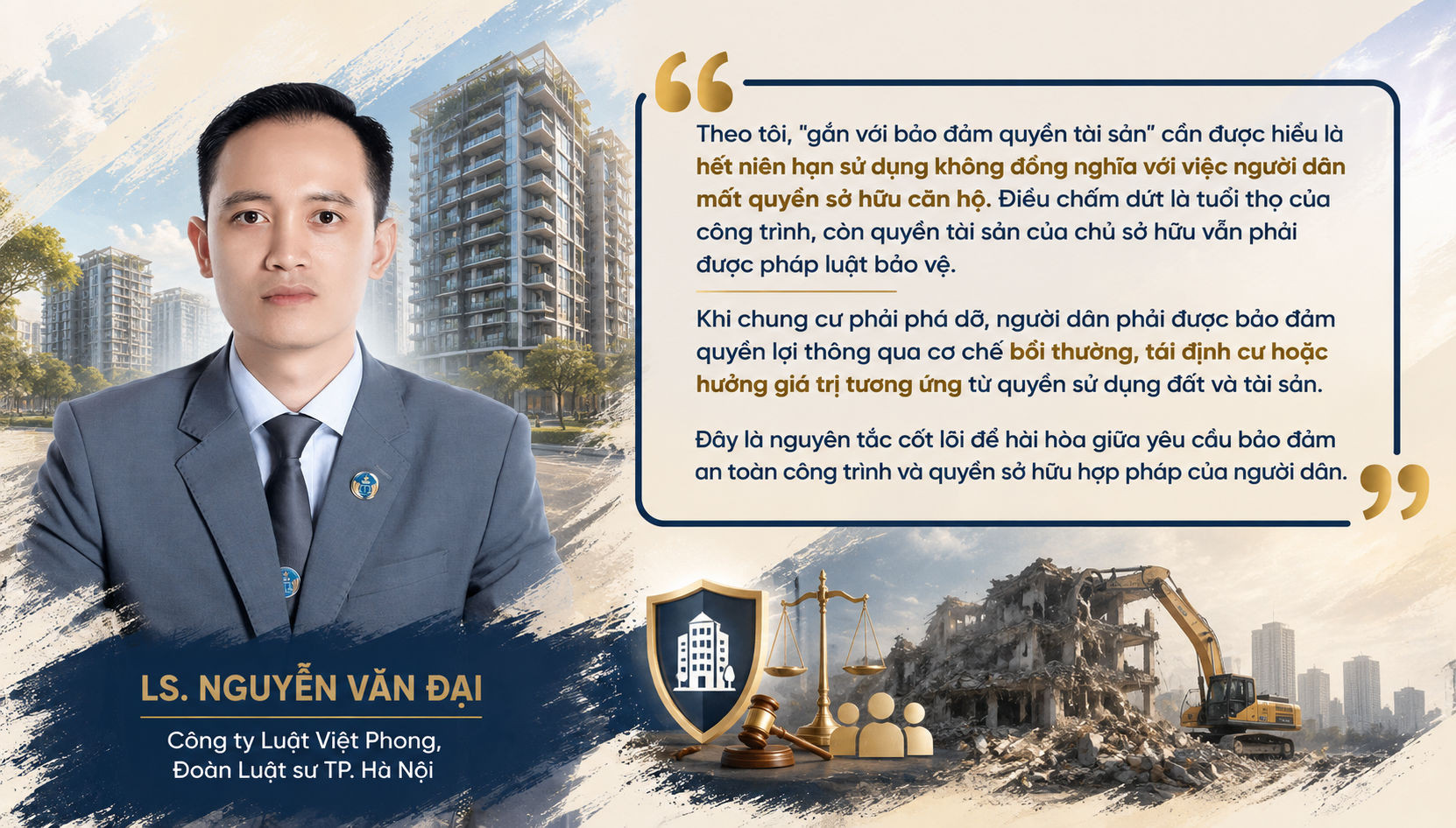 Nghị quyết 21 và cuộc 'đại phẫu' tư duy về nhà chung cư: Đất vẫn lâu dài, công trình có vòng đời, quyền tài sản được bảo đảm - Ảnh 3.