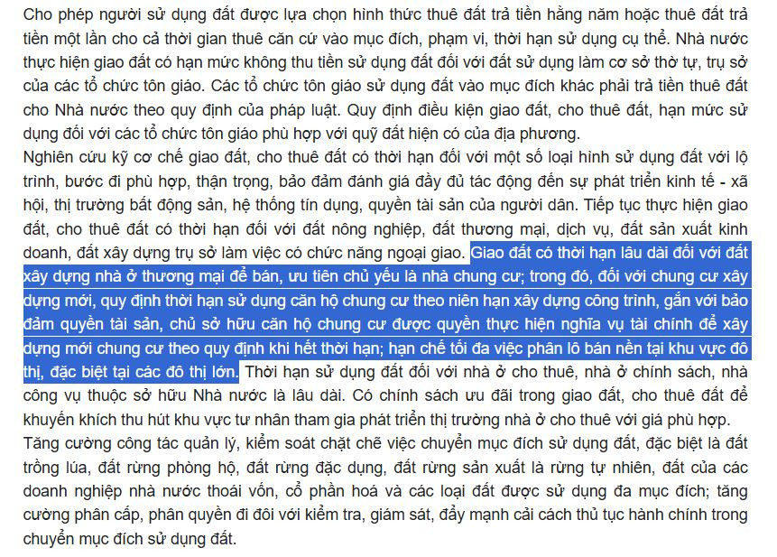Nghị quyết 21 và cuộc 'đại phẫu' tư duy về nhà chung cư: Đất vẫn lâu dài, công trình có vòng đời, quyền tài sản được bảo đảm - Ảnh 1.