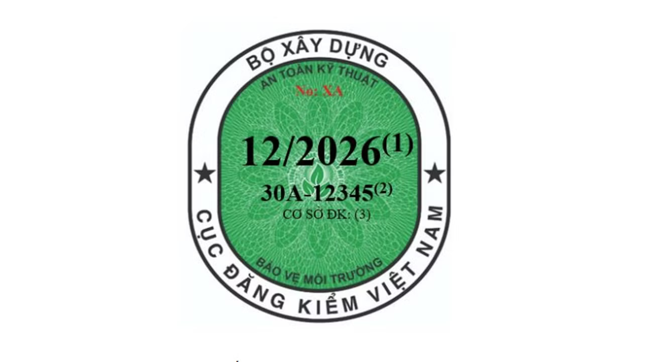 Thay đổi tem đăng kiểm ô tô - Ảnh 1.