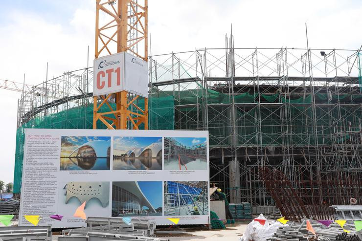 Công trình thi công dự án. Nguồn ảnh: UBND TP. Hà Nội