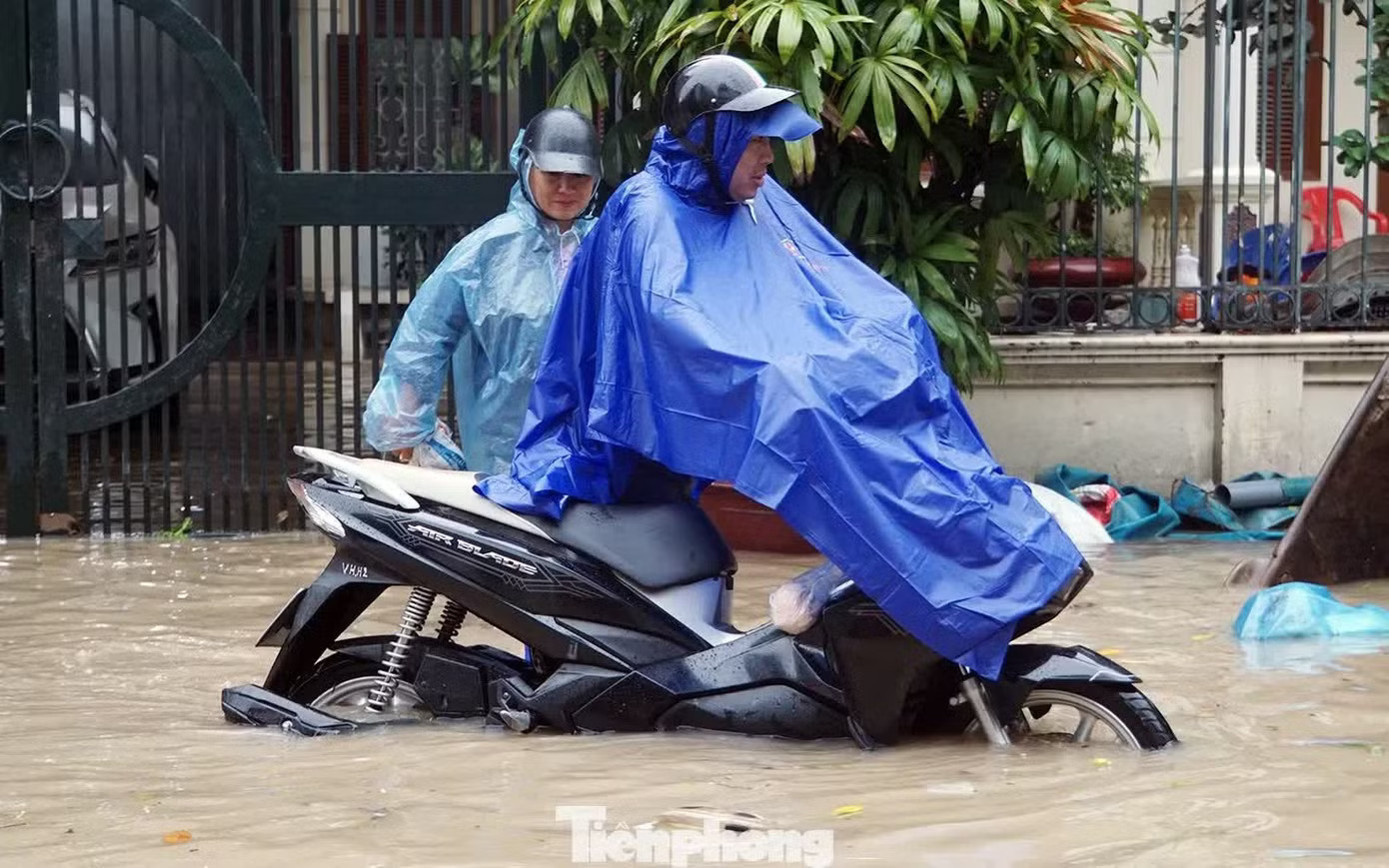 Hải Phòng là một trong những tỉnh/thành phố đón mưa lớn hôm nay (1/8). Ảnh minh hoạ. 5 tỉnh, thành phố mưa rất lớn hôm nay - Ảnh 1.