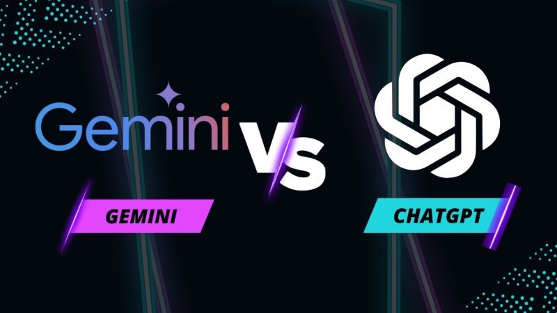 Gemini và ChatGPT là 2 chatbot AI hàng đầu hiện nay. Ảnh minh họa