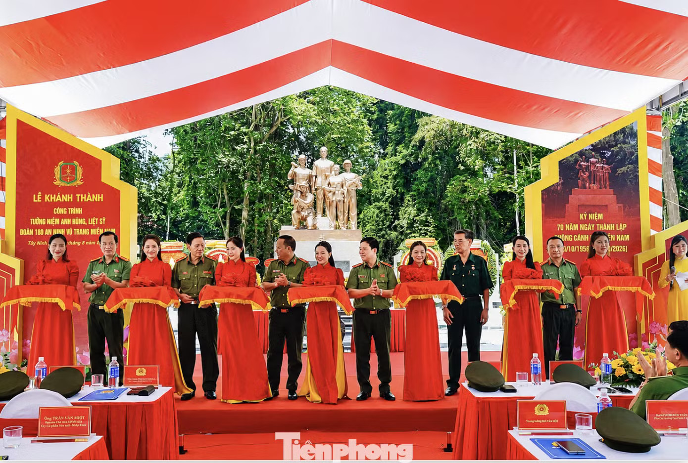 Khánh thành Công trình khắc tên 505 Anh hùng liệt sĩ lực lượng Cảnh vệ CAND - Ảnh 3.