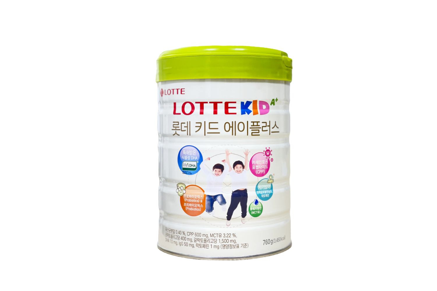 Sữa bò Lotte Kid A+