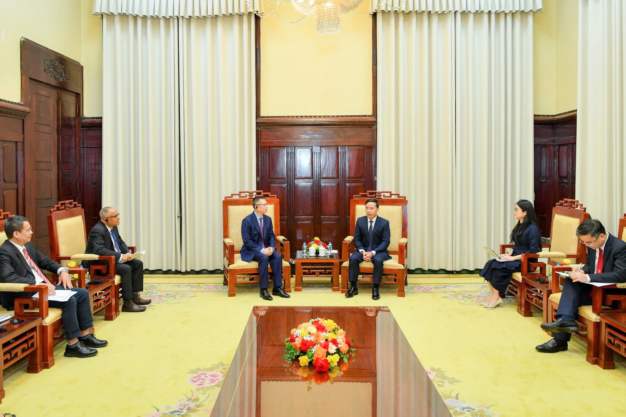 0308.02.Thống đốc Phạm Đức Ấn tiếp Giám đốc phụ trách Khu vực Đông Nam Á của ADB