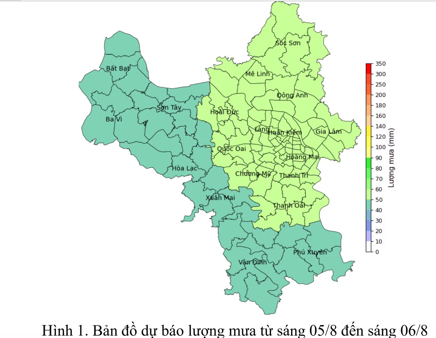 Nâng mức cảnh báo mưa lớn ở Hà Nội - Ảnh 1.
