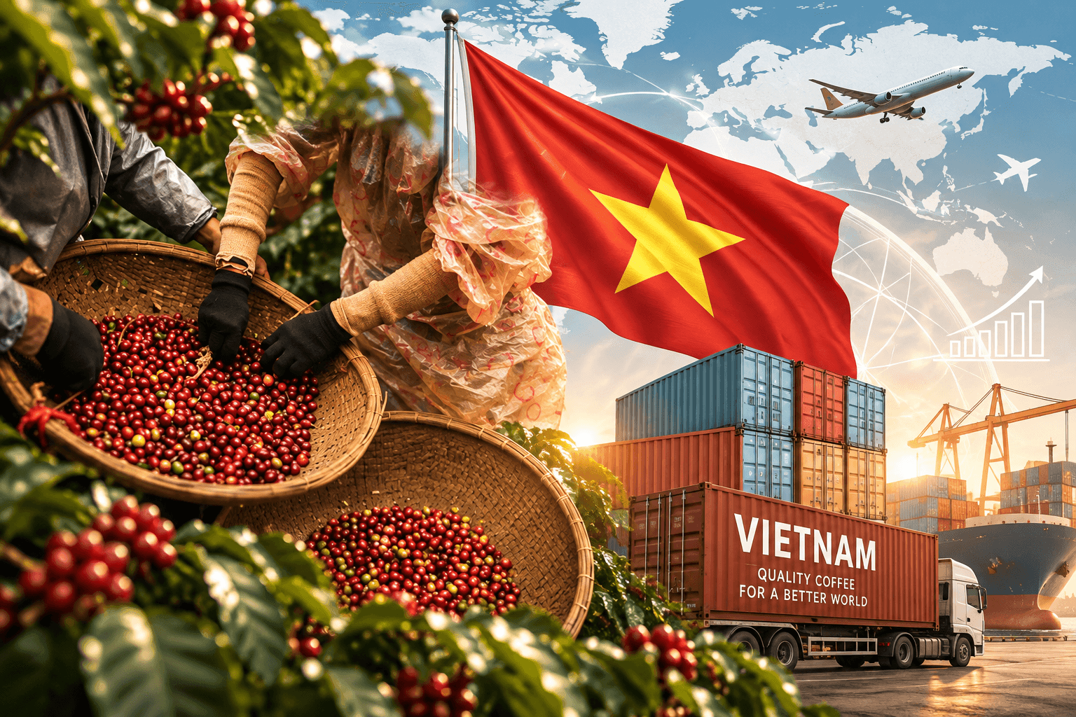 Chỉ đứng sau Brazil, Việt Nam nắm 'quyền lực' số 2 thế giới với mặt hàng tỷ USD, chiếm 20% xuất khẩu toàn cầu - Ảnh 1.